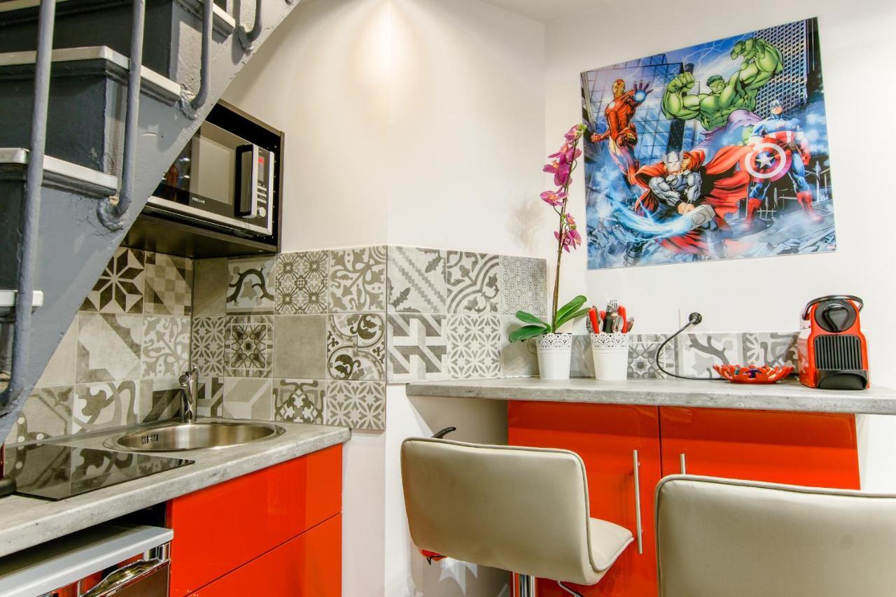 25 - Fun Duplex In Montorgueil Apartment ปารีส ภายนอก รูปภาพ